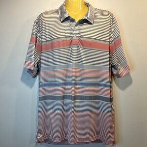 Vineyard Vines Men’s Striped Performance Golf Polo Shirt - Size Large